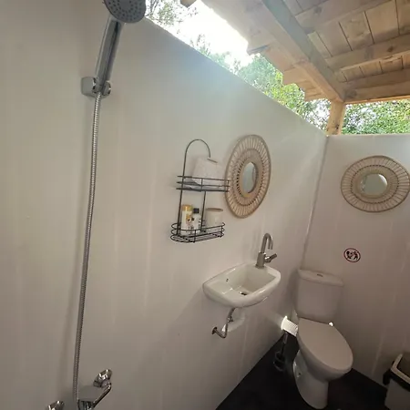 Camping каравана синята маймуна плаж градина *