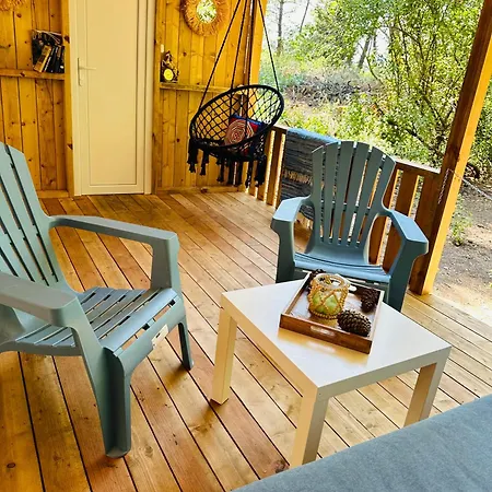 Camping каравана синята маймуна плаж градина