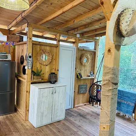 каравана синята маймуна плаж градина Camping