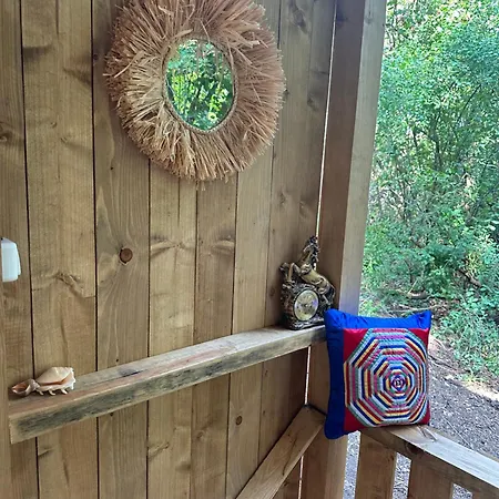 каравана синята маймуна плаж градина # Rv Blue Monkey On The Camping Tchernomorets